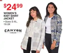 Dunham's Sports CANYON WOMEN'S KNIT SHIRT JACKET offer