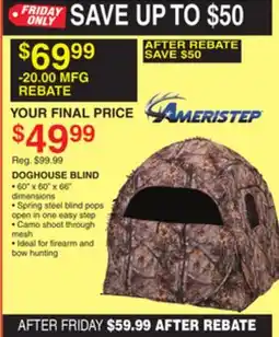 Dunham's Sports DOGHOUSE BLIND offer
