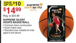 Dunham's Sports SUPREME SILENT HOOPS BASKETBALL offer