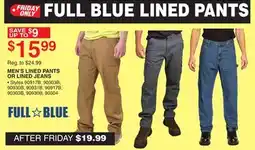 Dunham's Sports MEN'S LINED PANTS OR LINED JEANS offer