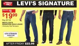 Dunham's Sports MEN'S LEVI'S SIGNATURE GOLD JEANS offer