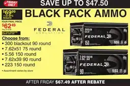 Dunham's Sports BLACK PACK AMMO offer