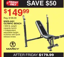 Dunham's Sports OLYMPIC BENCH offer