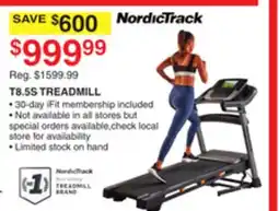 Dunham's Sports NORDICTRACK T8.5S TREADMILL offer