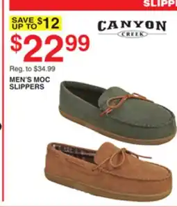 Dunham's Sports CANYON CREEK MEN'S MOC SLIPPERS offer