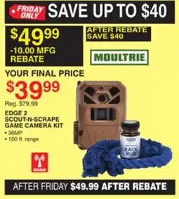 Dunham's Sports EDGE 2 SCOUT-N-SCRAPE GAME CAMERA KIT offer