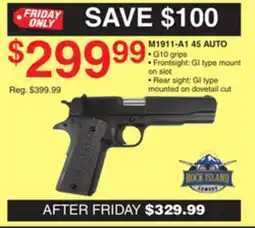 Dunham's Sports M1911-A1 45 AUTO offer