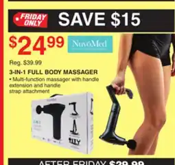 Dunham's Sports NUVOMED 3-IN-1 FULL BODY MASSAGER offer