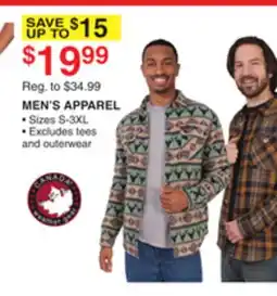 Dunham's Sports MEN'S APPAREL offer