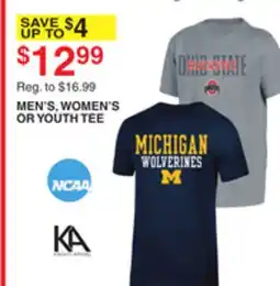 Dunham's Sports MEN'S, WOMEN'S OR YOUTH TEE offer