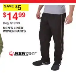 Dunham's Sports NBN GEAR MEN'S LINED WOVEN PANTS offer