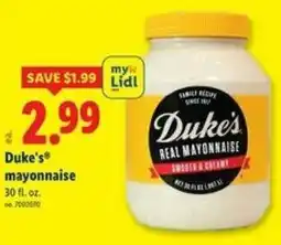 Lidl Duke's mayonnaise offer
