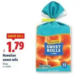 Lidl Hawaiian sweet rolls offer