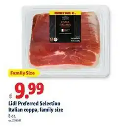 Lidl Lidl Preferred Selection Italian coppa offer