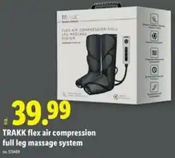 Lidl TRAKK flex air compression full leg massage system offer