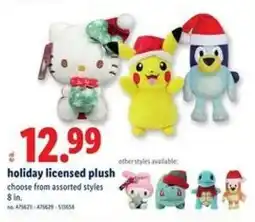 Lidl holiday licensed plush offer