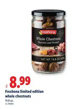 Lidl Freshona limited edition whole chestnuts offer
