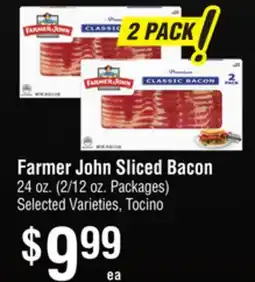 Smart & Final Farmer John Sliced Bacon offer
