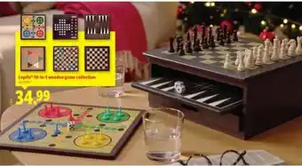 Lidl Lupilu 10-in-1 wooden game collection offer
