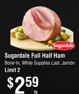 Smart & Final Sugardale Full Half Ham offer