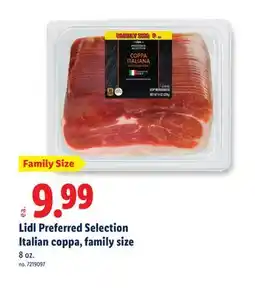 Lidl Lidl Preferred Selection Italian coppa, family size offer