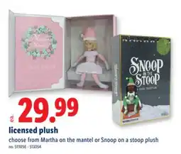 Lidl licensed plush offer