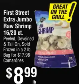 Smart & Final First Street Extra Jumbo Raw Shrimp 16/20 ct offer