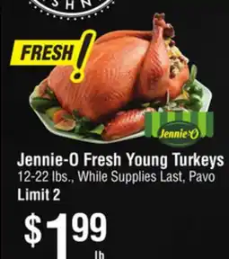 Smart & Final Jennie-O Fresh Young Turkeys offer