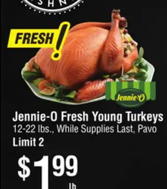 Smart & Final Jennie-O Fresh Young Turkeys offer