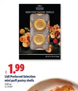 Lidl Lidl Preferred Selection mini puff pastry shells offer