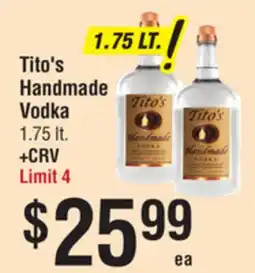 Smart & Final Tito's Handmade Vodka offer