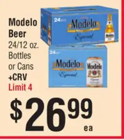 Smart & Final Modelo Beer offer