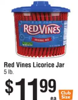 Smart & Final Red Vines Licorice Jar offer