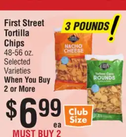 Smart & Final First Street Tortilla Chips offer
