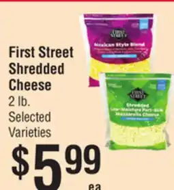 Smart & Final First Street Shredded Cheese offer