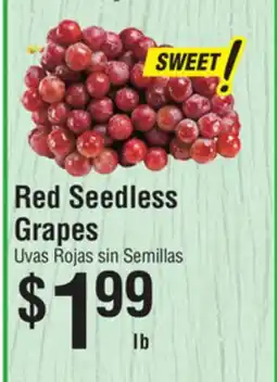 Smart & Final Red Seedless Grapes offer