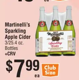 Smart & Final Martinelli's Sparkling Apple Cider offer