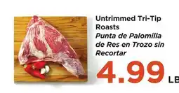 Food 4 Less Untrimmed Tri-Tip Roasts offer