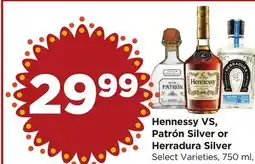 Food 4 Less Hennessy VS, Patrón Silver or Herradura Silver offer