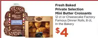 Food 4 Less Fresh Baked Private Selection Mini Butter Croissants offer