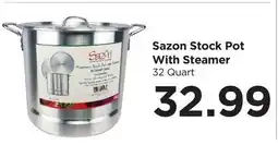 Food 4 Less Sazon Stock Pot With Steamer offer