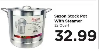Food 4 Less Sazon Stock Pot With Steamer offer