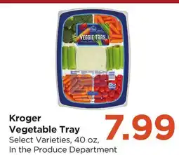 Food 4 Less Kroger Vegetable Tray offer