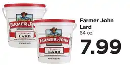 Food 4 Less Farmer John Lard offer