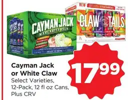 Food 4 Less Cayman Jack or White Claw offer