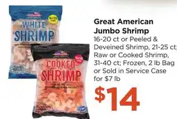 Food 4 Less Great American Jumbo Shrimp offer
