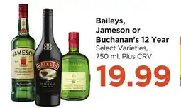 Food 4 Less Baileys, Jameson or Buchanan's 12 Year offer