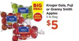 Food 4 Less Kroger Gala, Fuji or Granny Smith Apples offer