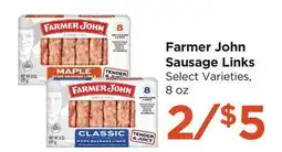 Food 4 Less Farmer John Sausage Links offer