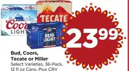 Food 4 Less Bud, Coors, Tecate or Miller offer